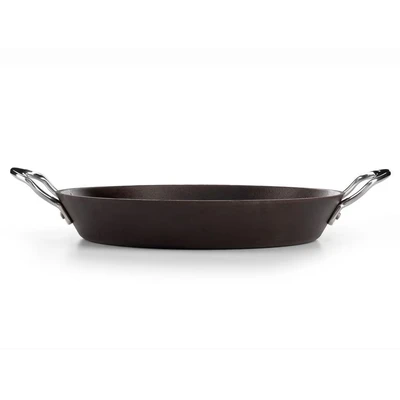 Image of Samuel Groves Britannia Cast Iron 28cm Double Handled Skillet