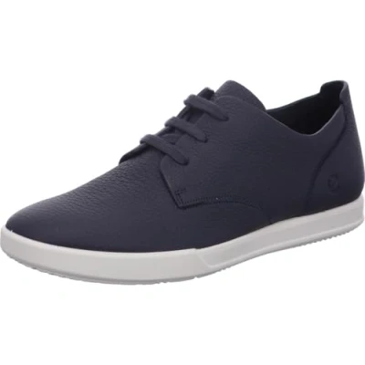Image of Ecco Leisure Leather Men&#039;s Lace Up Trainers