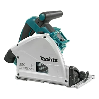 Image of Makita DSP600ZJ (36V) Twin 18V Li Ion LXT Brushless 165mm Plunge Cut Saw Supplied In A Makpac Case Batteries And Charger Not Included