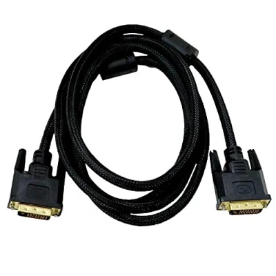 Image of Oypla 2m DVI D 24 + 1 Pin Male to Dual Link Gold Cable Lead
