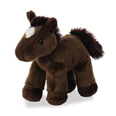 Image of Aurora World 16486 Mini Flopsies Chestnut Horse Toy ,Brown,8 Inch