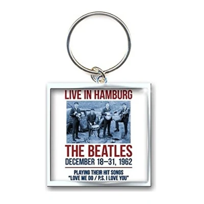 Image of The Beatles Keychain 1962 Hamburg poster Official