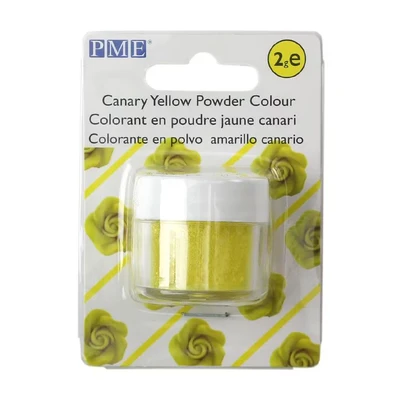 Image of PME Edible Powder Colour Canary Yellow