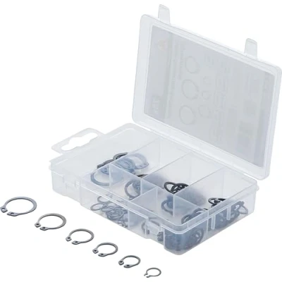 Image of BGS Diy 88168 External Circlip Assortment Ø 8 19 mm 78 pcs.