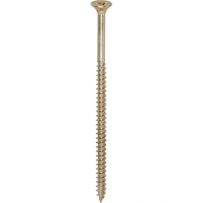 Image of 3x TIMCO Classic Multi Purpose Screws Pz Double Countersunk Yellow 50100CLAF Pack of 100