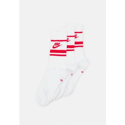Image of Nike Performance Everyday Essential Sports socks, Size: 8 11, White/university red