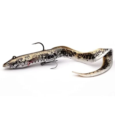 Image of Savage Gear 4D Real Eel Shad Olive/Pearl Php 20cm (38g)