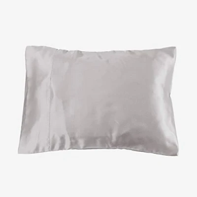 Image of Lilysilk 3101 06 30x40 19 Momme 100% Mulberry Silk Pillowcase Travel Size, 12 x 16, Silvergray