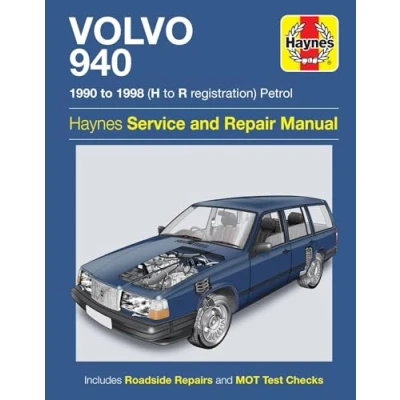 Image of Volvo 940 Petrol (90 98) Haynes Repair Manual (Paperback)