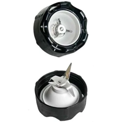 Image of DeLonghi KW676378 blade and bearing assembly with base collar black /