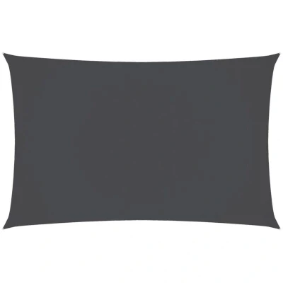 Image of vidaXL Sunshade Sail Oxford Fabric Rectangular 3x6 m Anthracite