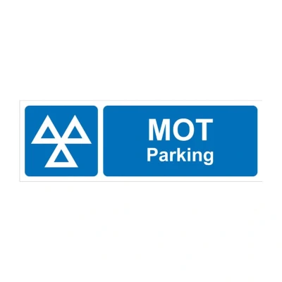 Image of MOT Parking Garage Sign, Rigid PVC Board, 600mm x 200mm