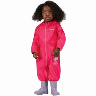Image of Regatta Unisex Kids Puddle IV Waterproof Suit Jem 5 6 Years