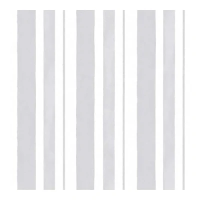 Image of Graham &amp; Brown Shabby Chic by Rachel Ashwell Watercolour Stripe Grey Stipped Wallpaper