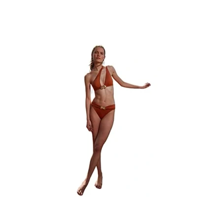 Image of Trendyol FeMan Knit Bikini Top,Orange,40