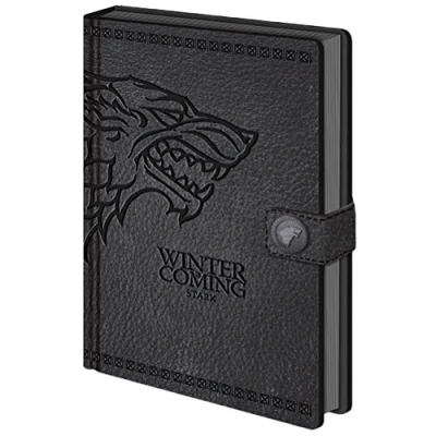 Image of Pyramid International A5 Game Of Thrones &quot;Stark&quot; Notebook, grey