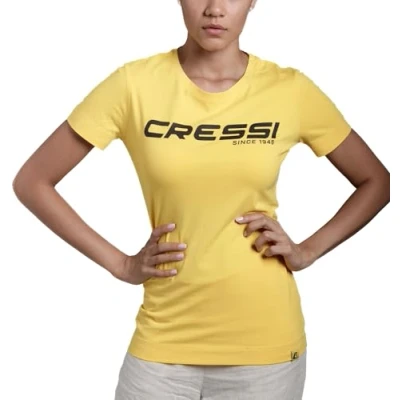 Image of Cressi T Shirt, Lady, Yellow Black, L