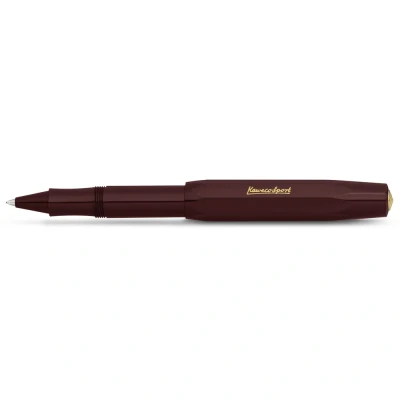 Image of Kaweco Classic SPORT Gel/Ballpoint Pen Bordeaux I Including 0.7 mm Rollerball Refill for Left Handed and Right Users in Design with Ceramic Ball Gel 13 cm