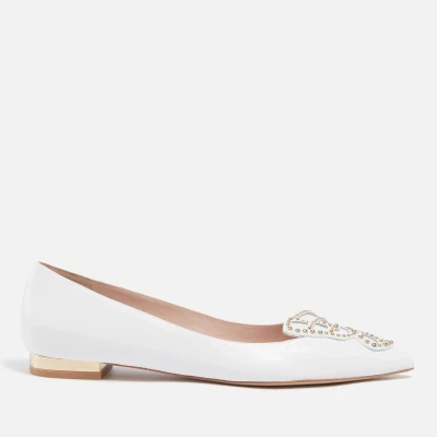 Image of Sophia Webster Women&#039;s Bufferfly Leather Ballet Flats UK 4