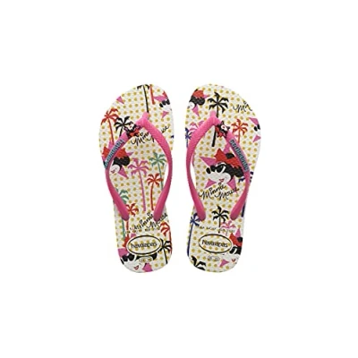 Image of Havaianas Flip Flop Girls Disney Cool White/Pink Flux