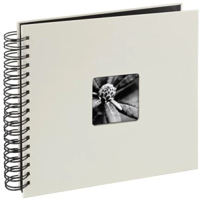 Image of Hama 2108 Fine Art Photo Album 28 x 24cm 50 Chalk w/Black Pages