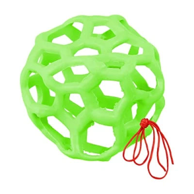 Image of Jagowa Hay Feeder Ball Rabbit Guinea Pig Hanging Treat Toy Grass Vegetable Dispenser for Small Animals Pet Hamster Bunny Green