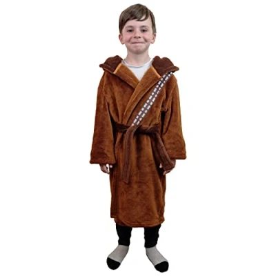 Image of Kids Star Wars Chewbacca Robe 15251 Brown 11 12 Years