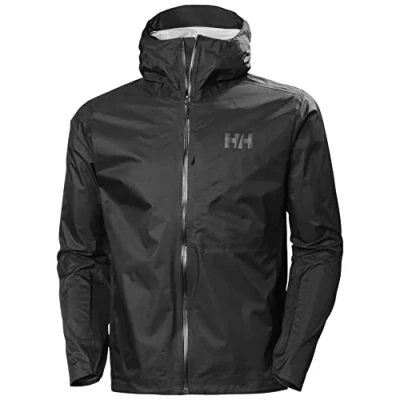 Image of Helly Hansen Men&#039;s Nord Graphic Hh T Shirt Coat, Black/White, L