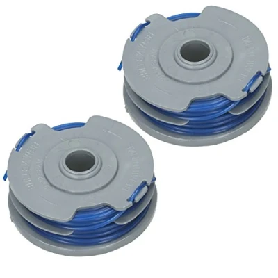 Image of SPARES2GO Twin Line &amp; Spool for Ozito Trimmer Strimmer (Pack of 2)