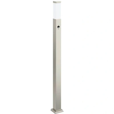 Image of vidaXL Bollard Light with Sensor 110 cm Stainless Steel IP44