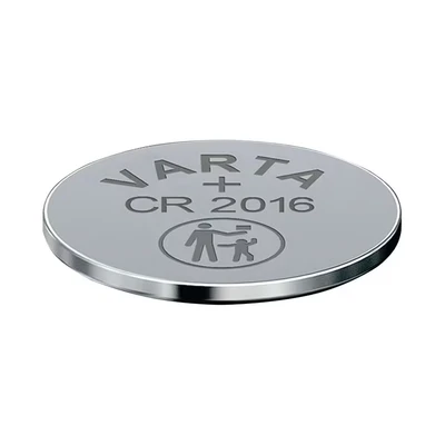 Image of Varta CR2016 Lithium Coin Cell Battery (2 Pack) 06016101402