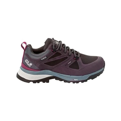 Image of Jack Wolfskin Women&#039;s Force Striker Texapore Low W Walking Shoe, Purple Grey 01, 7 UK
