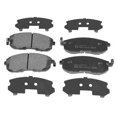 Image of D10601KA1A, D1060EM10A Brake pad set BLUE PRINT ADN142140 Front Axle with acoustic wear warning NISSAN: Juke, Tiida Saloon, Hatchback