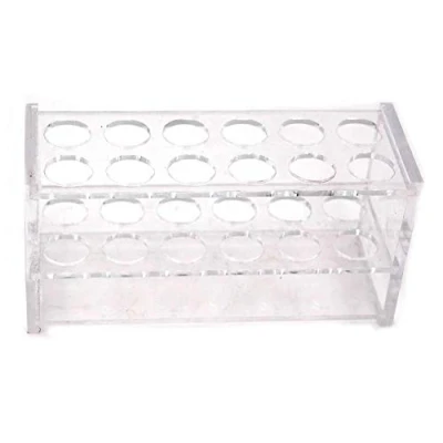 Image of feedal 12 Sockets Clear Acrylic Test Tube Rack Holder (10ml)