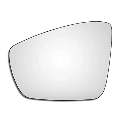Image of Wing Mirror Glass for Polo MK5 2009, 2010, 2011, 2012, 2013, 2014, 2015, 2016, 2017 Heated with Backing Plate Left Hand Side UK Passenger