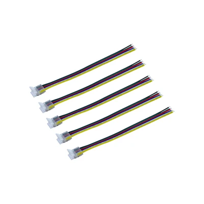 Image of Connector To 150mm Wire Pack of 5 for IP20 12mm Width RGB+CCT Strip Integral LED