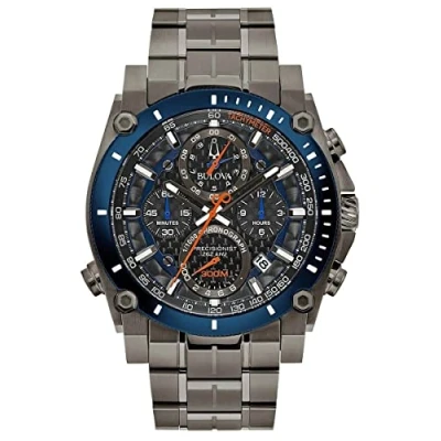Image of Bulova Men Chronograph Quartz Watch with Stainless Steel Strap 98B343