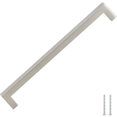 Image of vidaXL Cabinet Handles 5 pcs Silver 224 mm Stainless Steel