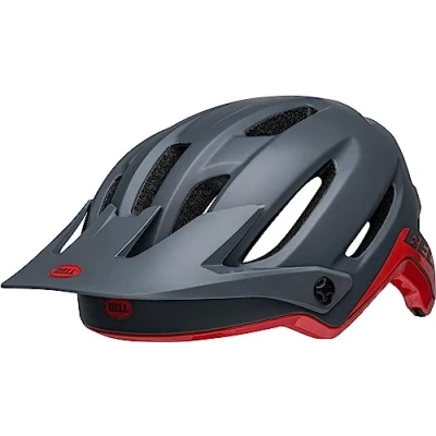 Image of Bell 4Forty MTB Helmet 2022: Matte/Gloss Grey/Red, L 58 62cm
