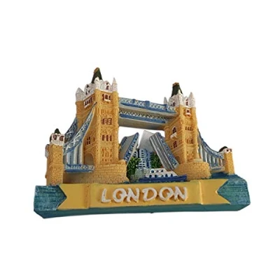 Image of Fridge Magnets London Souvenir Tower Bridge, Detailing Bridge