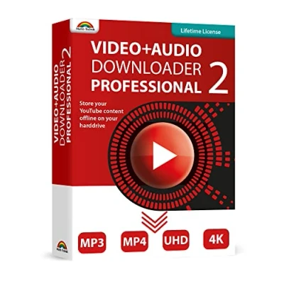 Image of video and audio Downloader PRO 2 software for YouTube download your favorite videos as MP4 or MP3 compatible with Windows 11, 10, 8