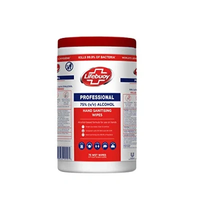 Image of Lifebuoy Professional Hand Wipes 75 sheets