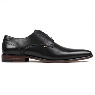 Image of Simon Carter Mens Basset Shoes Black Size 8 (UK Shoe)