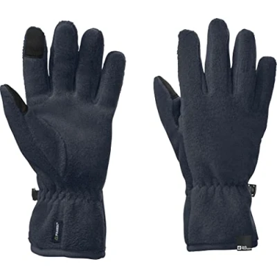 Image of Jack Wolfskin Unisex Kid&#039;s Spirit Fleece Glove Y, night blue, L XL