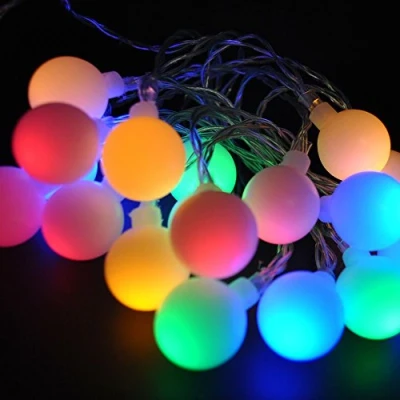 Image of LightsGo Battery Powered Berry Ball LED Fairy Lights 20LEDs 2M (Multi Colour)