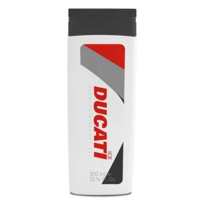 Image of Ducati Ice Shampoo &amp; Shower Gel Men&#039;s Bath and Body Care Orange Eucalyptus Fragrance Male Grooming Essential Citrus, Aromatic Woody Scent for Men 300ml