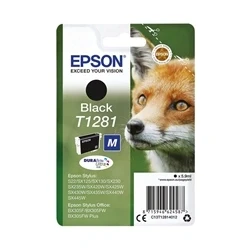 Image of Epson T1281 Black Fox Genuine, DURABrite Ultra Ink Cartridge