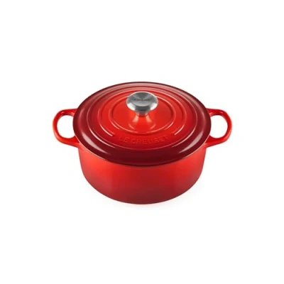 Image of Le Creuset Casserole Signature Cerise ø 24 cm / 4.2 Liter