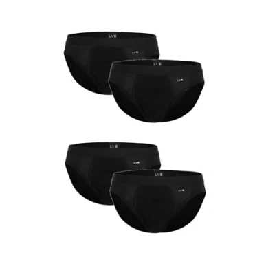 Image of Lovable LVB Men&#039;s Multipack Lp Underwear, Nero Per 4, 6 (Pack of 4)