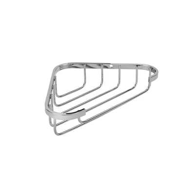 Image of Croydex Stainless Steel Corner Soap Dish, 10 Year Rust Free Guarantee